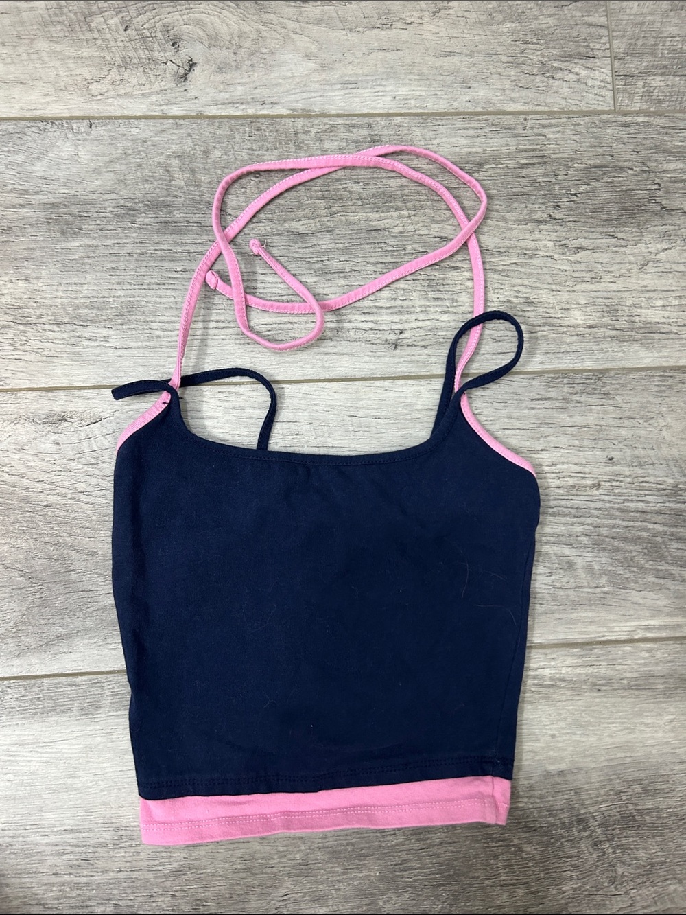 Tilly's Navy Crop Tank